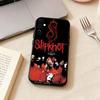American S-SlipKnot Band Phone Case Black Silicone Soft For Samsung Galaxy A73,A72,A71,A70,A53,A52,A51