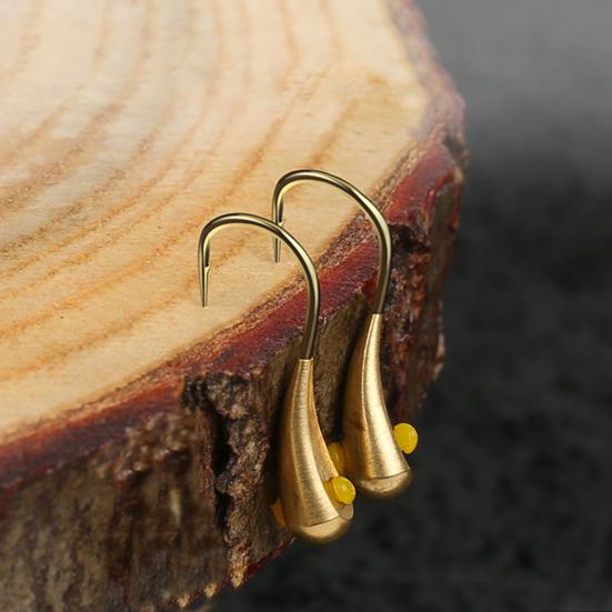 10 ks poutnických háčků s měděnou hlavou 45stupňový úhlový design vlčích zubů Velká tvrdost Vysokotlaké zploštělé rybářské háčky