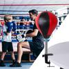 Desktop Punching Bag Wall-Mount Punching Ball Stress Relief Boxing Training Bag with Clamp Portable Speed Bag for Kids Adults
