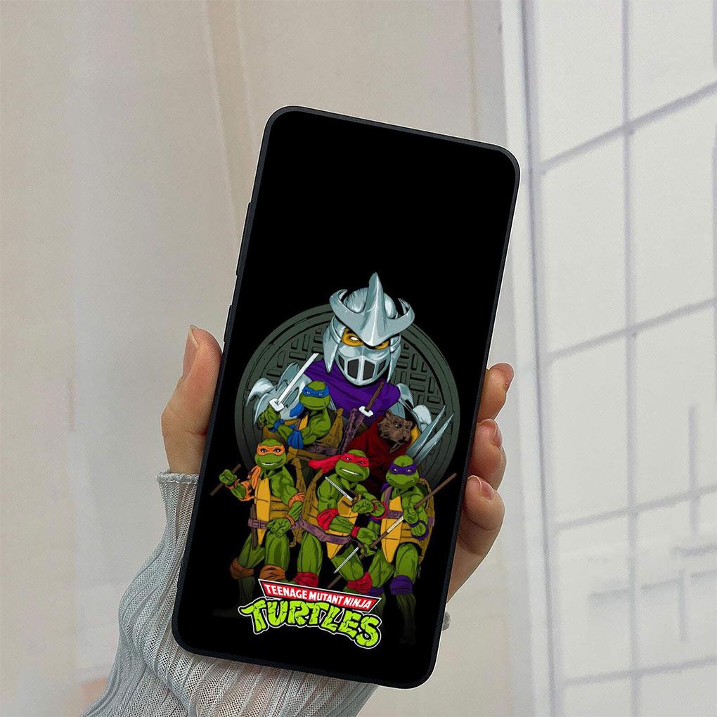 Anime N-Ninjas Cartoon T-Turtles Phone Cover Casing for Samsung Galaxy S23 S22 S21 S20 Fe Ultra S8 Plus M21 + Soft TPU Case