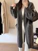 Women's Autumn Winter Retro Loose Wool Cardigan Coat
