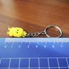 10 Pcs Yellow Rubber Ducky Keychains Duck Key Chains Mini Cute Novelty Key Rings Bag Pendants Car Pendants with Yellow Duck for Kids