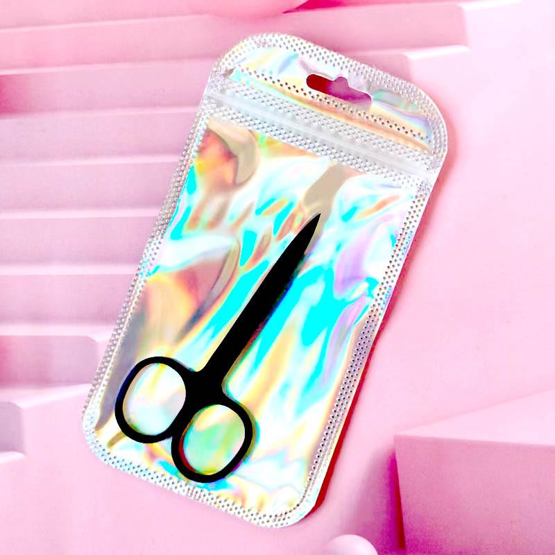 

Ножницы для стрижки бровей 2.0: Нержавеющая сталь, Изогнутые кончики, Маленькие ножницы для бровей и наклеек для двойного века