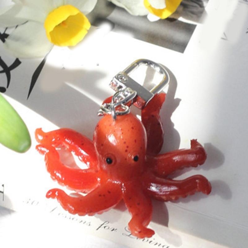 Creative Octopus and Squid Claw Key Chain Multifunctional Keychain Bag Pendant Accessory for Keys and Phone Decoration