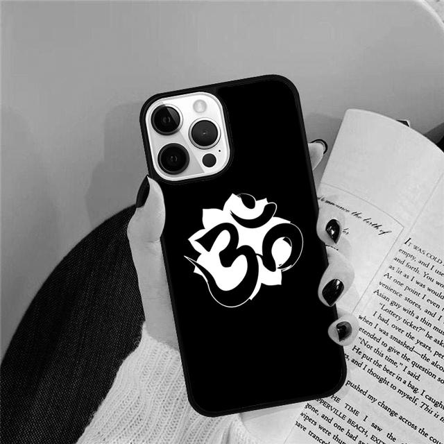 OM Yoga GOA Zen Symbol Muschel Hülle Für iPhone 17 Air 15 16 14 13 12 Pro Max 11 Pro Max Plus Handyhülle Abdeckung