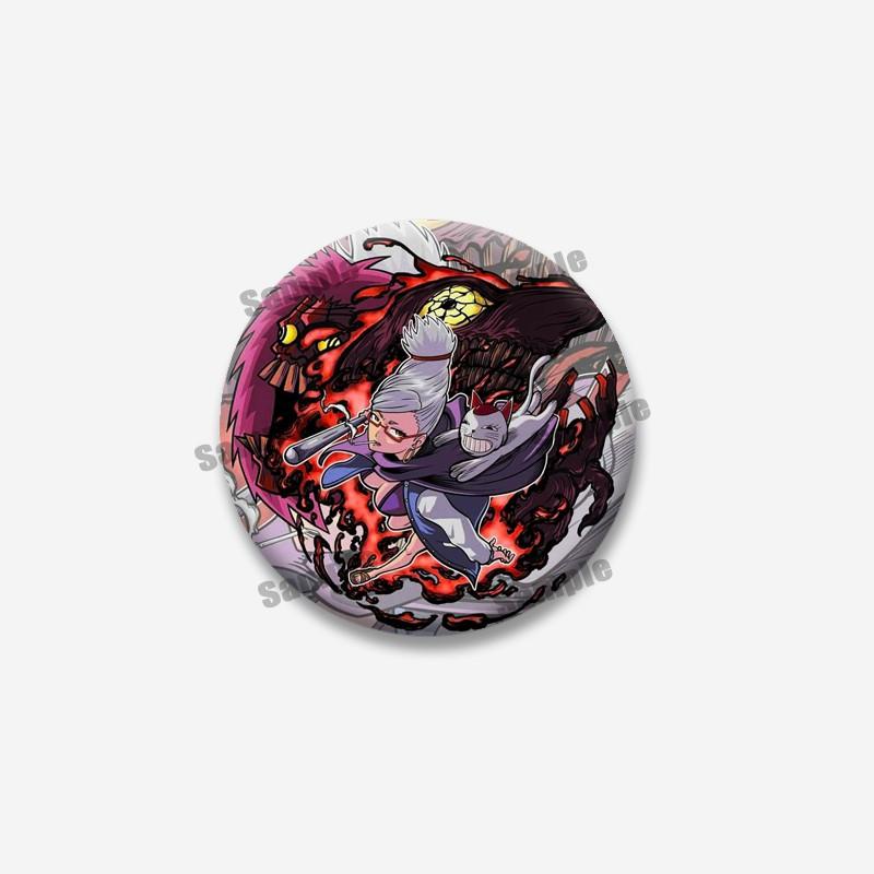 Ken Takakura Seiko Ayase Momo Ayase Soft Button Pins Cute Cartoon Character Badge Handmade Round Brooch for Backpack Accessories
