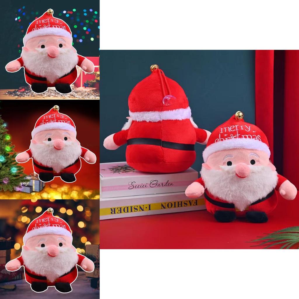 Adorable Santa Claus Plush Toy 8 Inch Soft And Cuddly Doll For Christmas Gifts