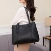Tragetasche für Damen Neue Mode Damen Tasche Eine Schulter Große Kapazität Trendig High-End Japanisch und Koreanisch Weiches Leder Große Tasche Pendeltasche