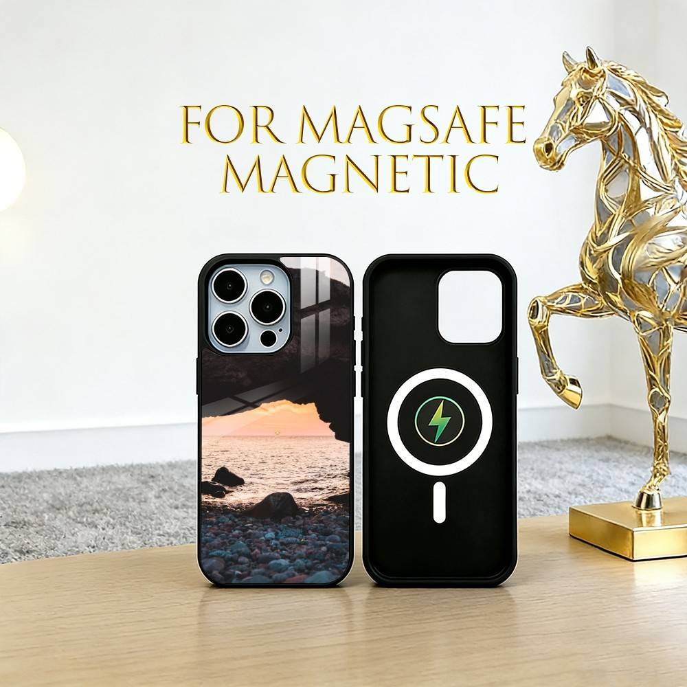 healing Phone Case For iPhone17,16,15,14,13,12,11 Plus,Pro Magnetic For Magsafe Wireless Charging