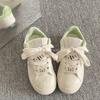 Retro dicke Sohle Schuhe Damen kleine weiße Schuhe Nische vielseitige Freizeitschuhe