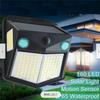 160 Led Solar Power Wall Light Pir Motion Sensor Security Outdoor Garden Wall Lamp