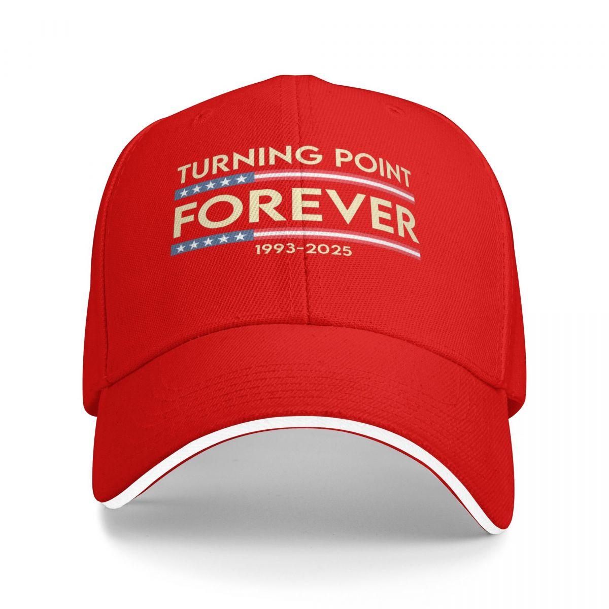 Baseball Caps Turning Point USA Graphic Unisex Casual Spring Hats One Size