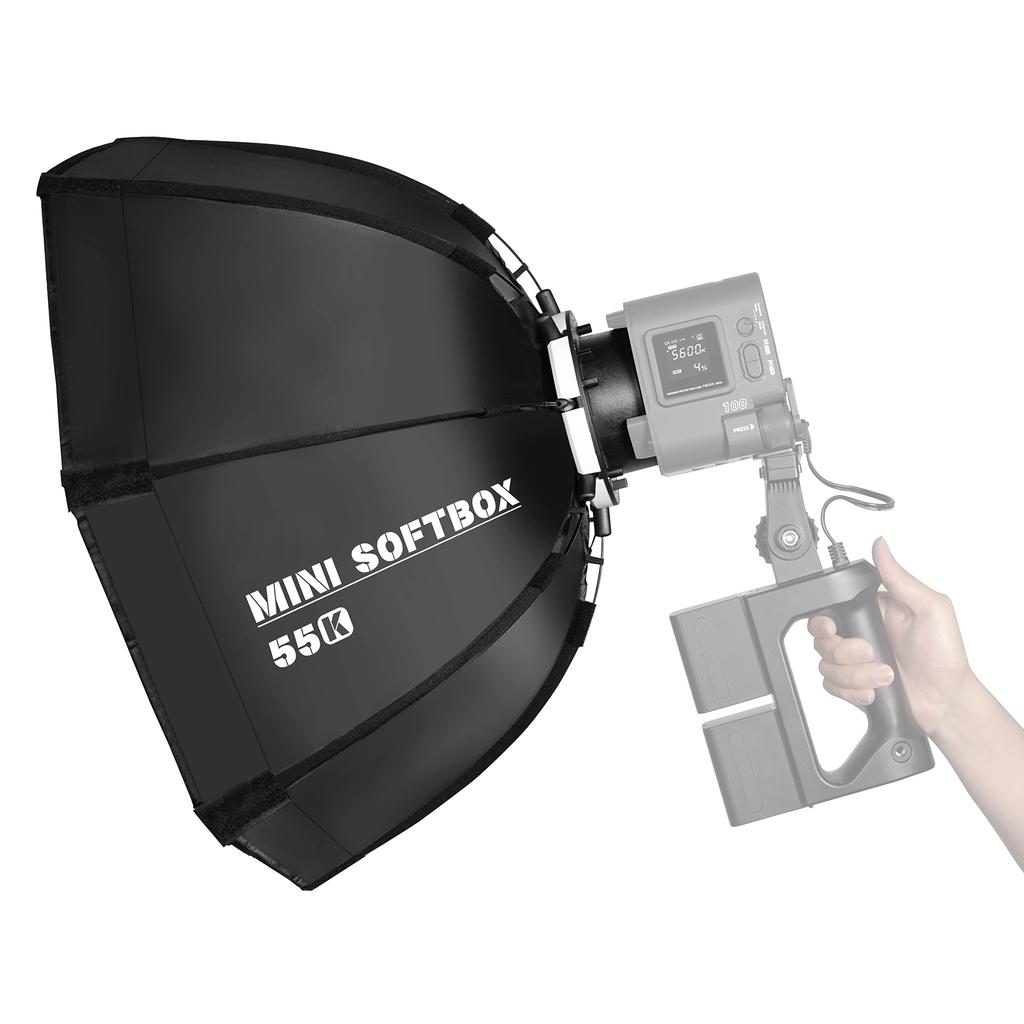YnBox 55K 55cm 22in Octagon Photography Softbox with Bowens Mount Removeable Diffuser Carrying Bag for YONGNUO YNLUX100