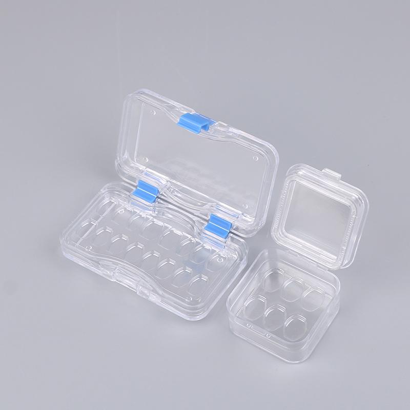 6/16Grids Dental Tooth Storage Box With Film Membrane Denture Molar Braces Box