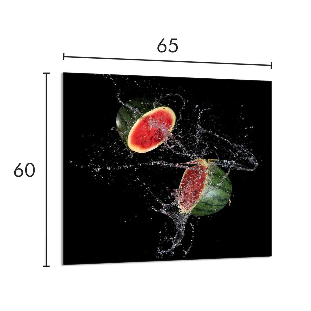 GLASPANEL FÜR DIE KÜCHE 65x60 Wassermelone