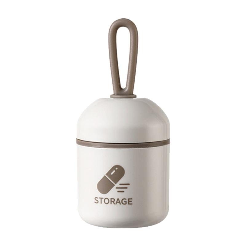 Compact 3 Compartment Medicine Storage Box with UVs Protection and Airtight Design for Outdoor Activities 1