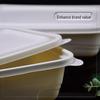 Jiucaijiang Biodegradable Corn Starch Rectangular Lunch Box