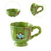 Ceramic Coffee Cup Milk Tea Water Lovely Hold or Cold Drinks Artistic Mug for