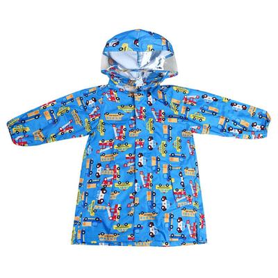 Rain Gear for Small Animal and Car Patterns [HKeeper] Ultra-lightweight Kids, Rainwear, Raincoat, Poncho, (Blue, M)
