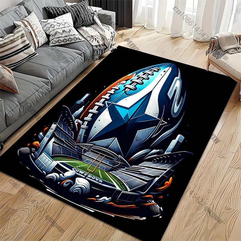 

15 Size Star Football Carpet for Living Room Home Decor Large Area Rug Bedroom Floor Rug Non-slip Easy Washable Mat 40x60cm