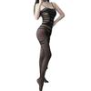 Women Sexy Open Crotch Tights Backless Bodysuit Body Stockings Feamle Erotic Teddies Lingerie Porno Sex Underwear