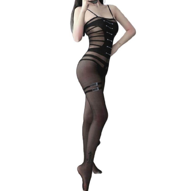 Women Sexy Open Crotch Tights Backless Bodysuit Body Stockings Feamle Erotic Teddies Lingerie Porno Sex Underwear