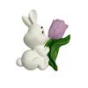 Rabbit Tulip Bouquet Car Air Freshener - Cute Stone Diffuser Ornament