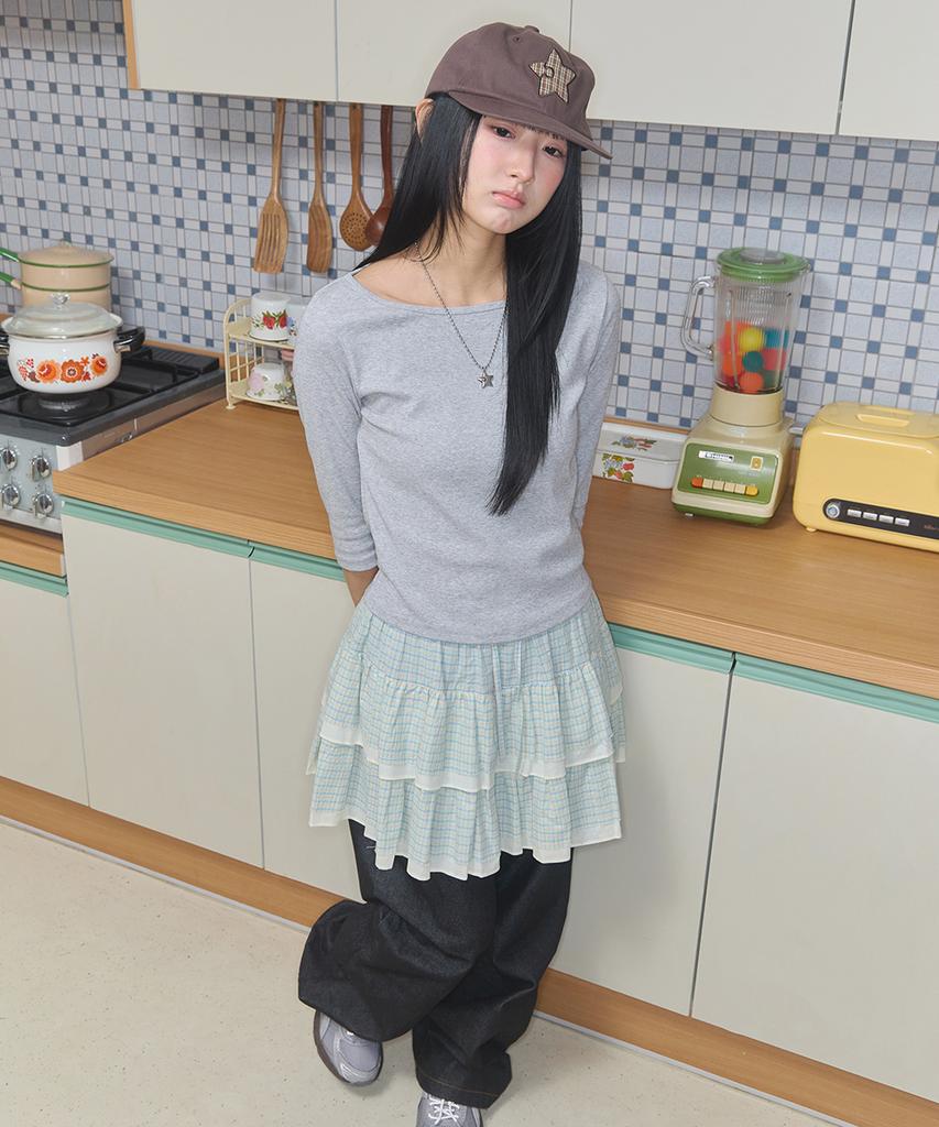 Kiibi Star Symbol Patch Cap Brown