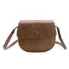 Elegant Vintage Saddle Bag For Spring Fashion Stylish Pu Shoulder Crossbody Bag