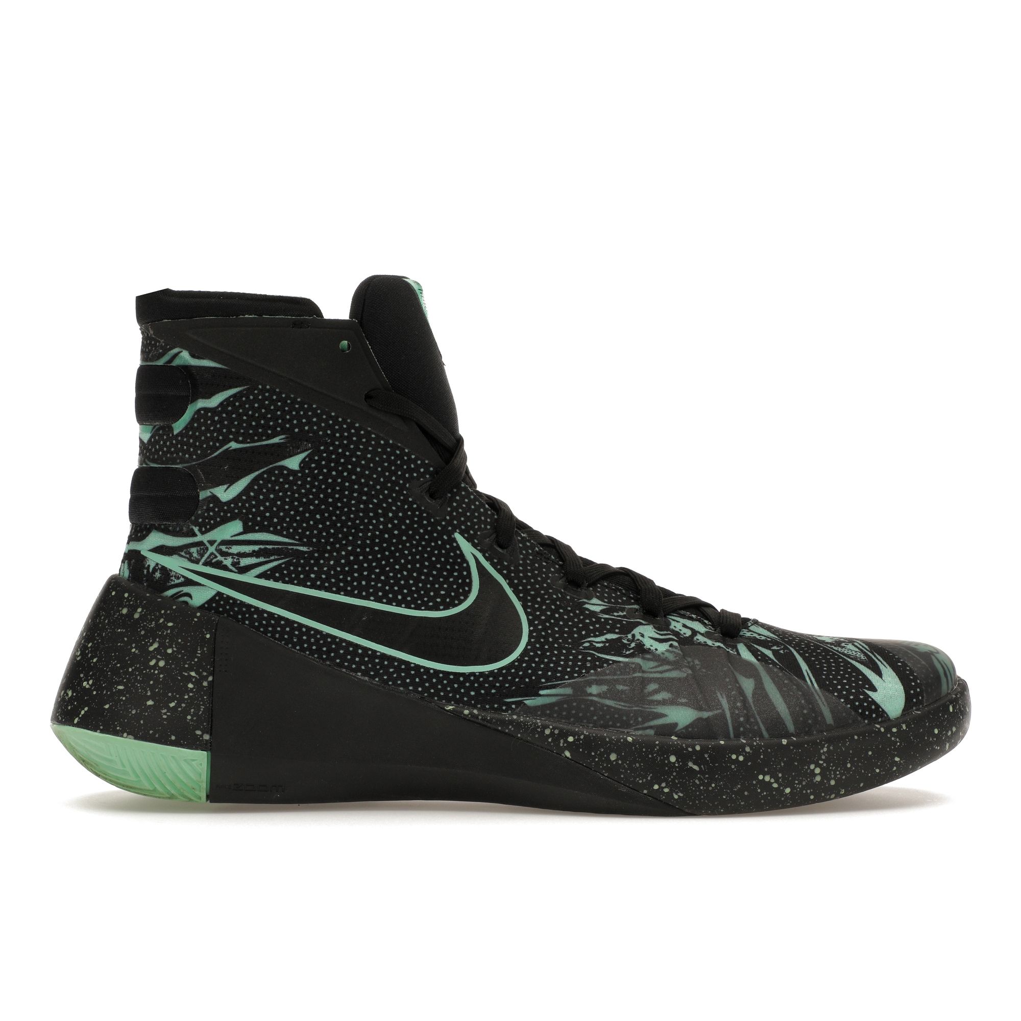 

Мужские кроссовки Nike Hyperdunk 2015 Premium Green Glow Черный антрацит-зеленый-свечение 749567-030