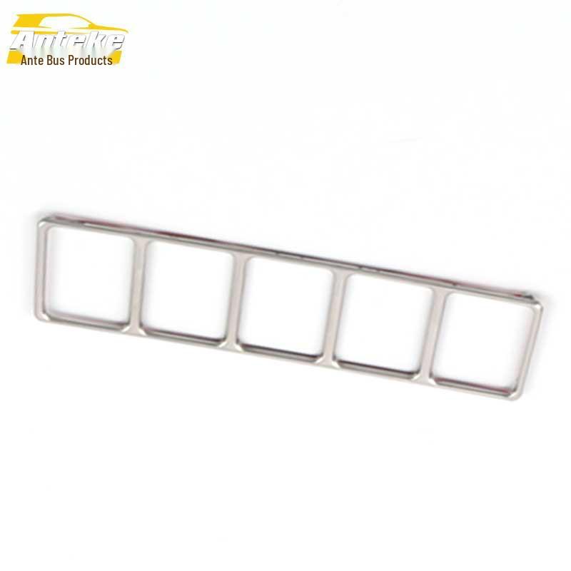 Murano Anti-slip Switch Frame Stainless Steel Headlight Control Patch Car Accessories
