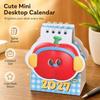 Paper Spiral Desk Calendar Mini Desk Calendar To Stand Neatly  Student Stationery