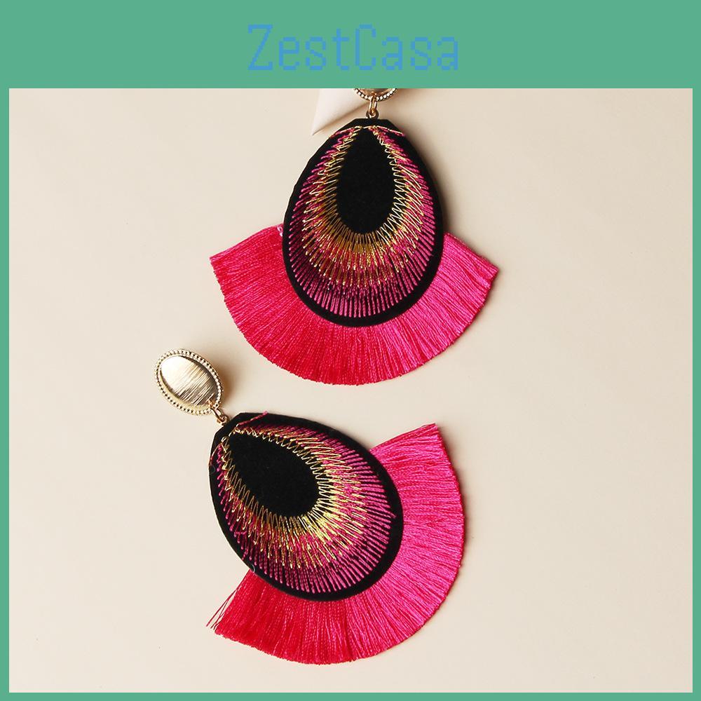 Jewelry Feather Trendy With Embroidery For Gift Birthday And Cultural Events