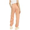Nike Solid Logo Cuffed Loose Knit Joggers Women Bottoms Amber-Brown DQ5887-225
