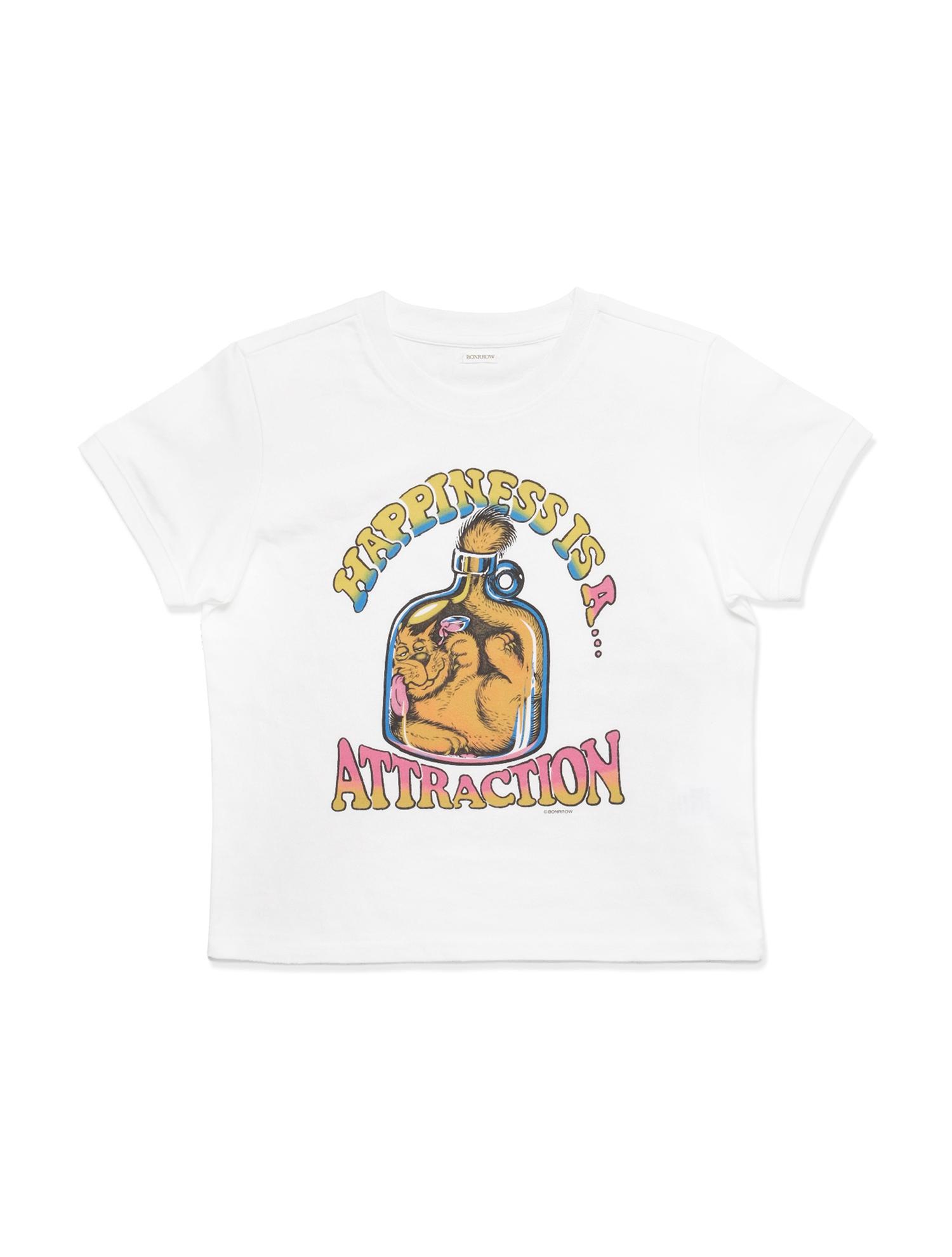 Bonrow Crop Happy Cat_Wh