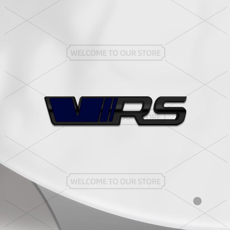 1Pc Car 3D Metal VRS Emblem Auto Steering Wheel Badge Decals Inner Sticker For VRS Octavia Kamiq Kodiaq Karoq Superb Fabia Yeti
