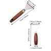 Wood/Plastic Handle Manual Fish Scaler Tool Fish Scale Scraper  Seafood Preparation