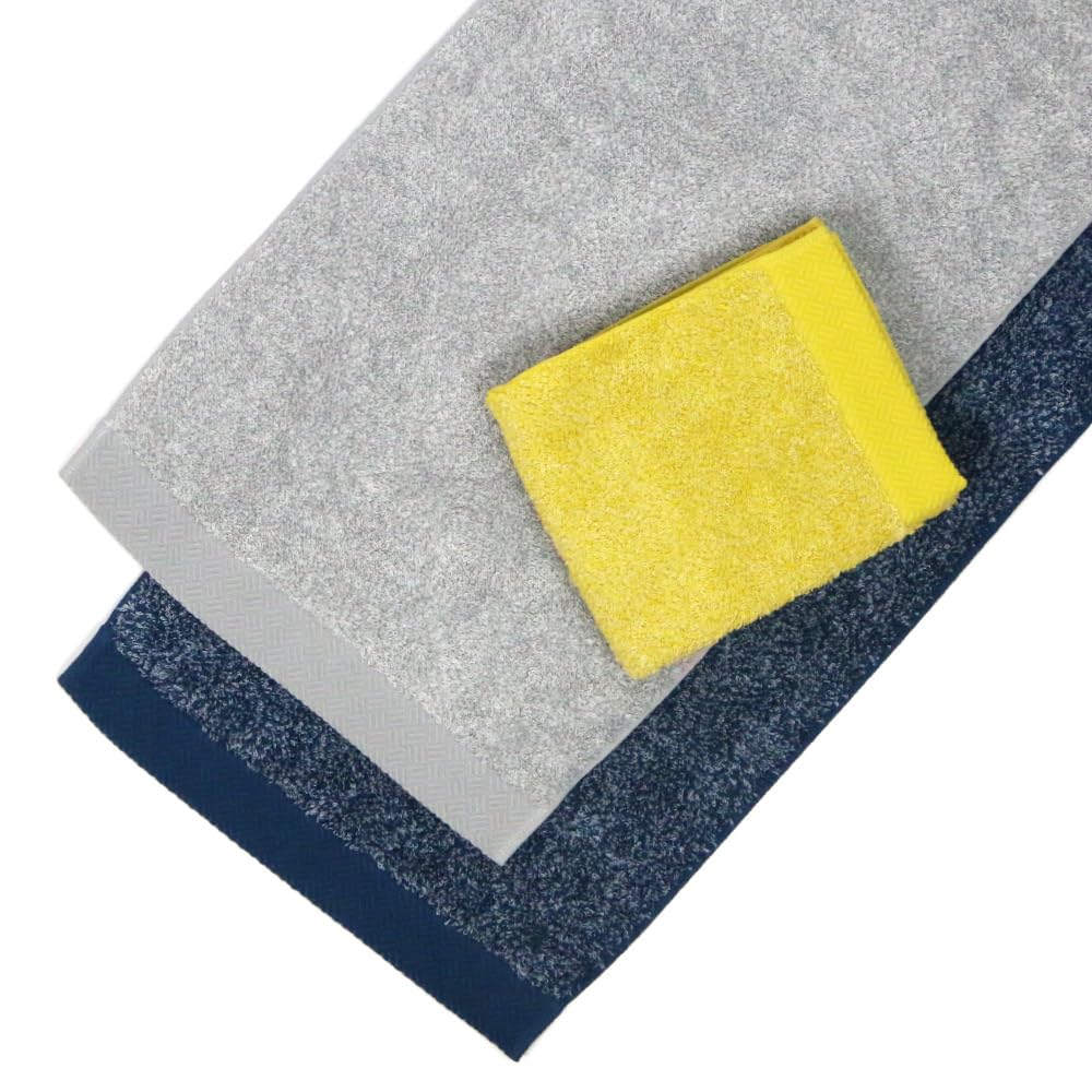 Imabari Towel Iori Face Towel "kasumi" (Gray)