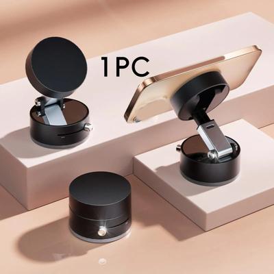 Generic Car Phone Holder Strong Vacuum Suction Simple Installation Phone Stand Phone Mount Adjustable Angle Professional