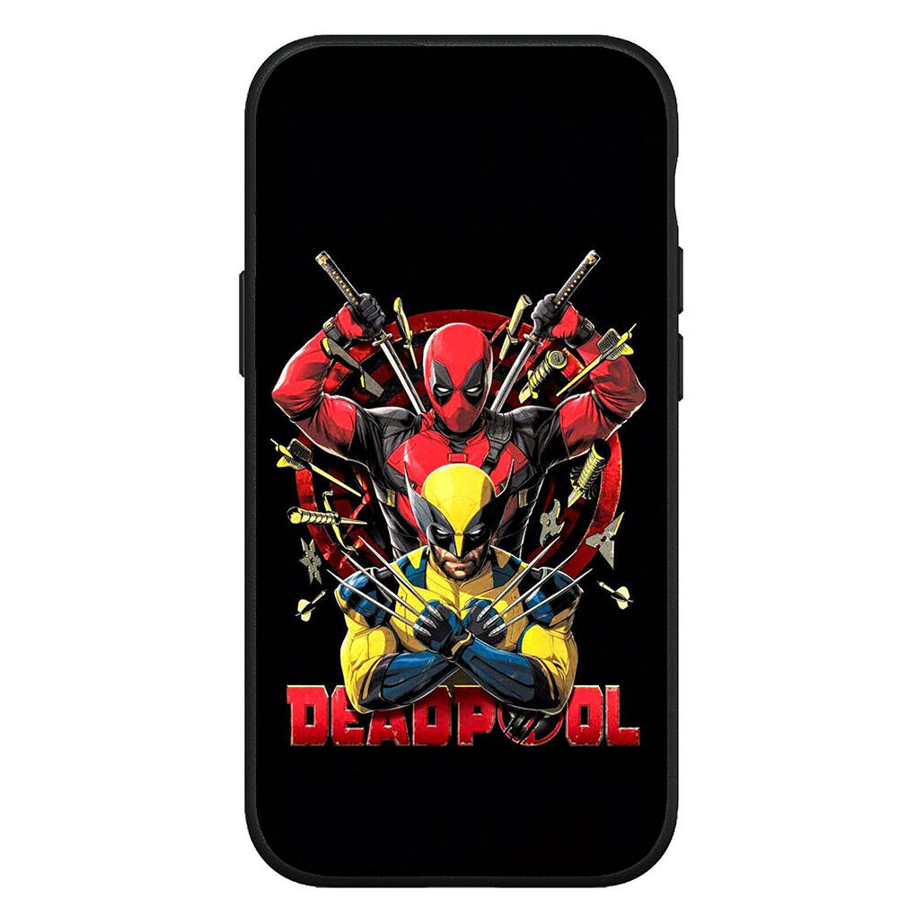 Cover for iPhone 17 16 15 Xiaomi Poco Redmi Note 14 13 12 11 Pro Max 9 16e Samsung Galaxy S25 S24 S23 OPPO Huawei Wolverine Anime Deadpool Phone Case