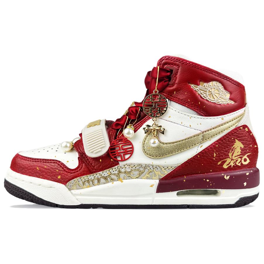 

Jordan Legacy 312 Abrasion Resistant High top Basketball Shoes Unisex Ecru Gold IB4914-161(Team373-) 35.5