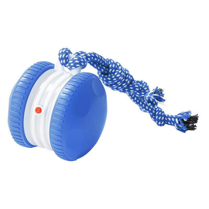 Interactive Dog Toy Ball with Barking Sound & Leash for Small To Medium Dogs