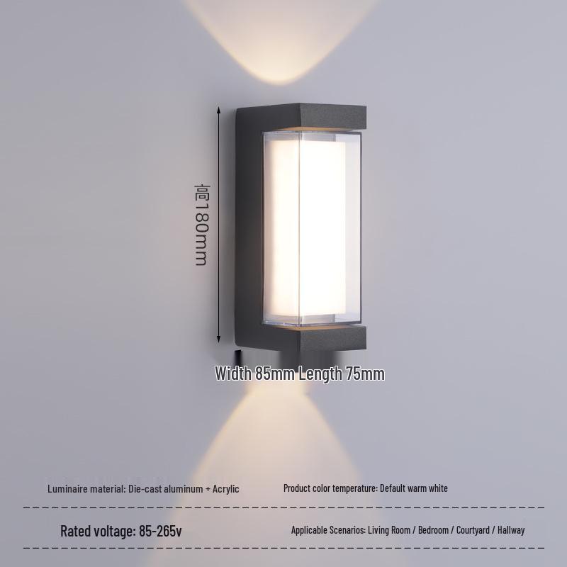 Modern LED Waterproof Outdoor Wall Lamp – Creative Design for Corridor