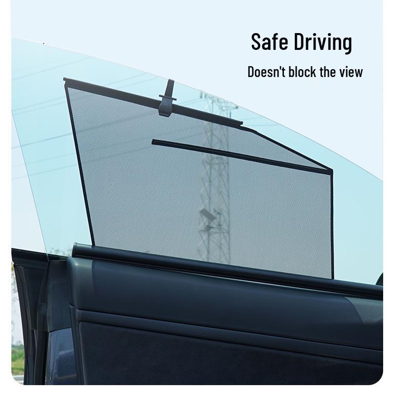 Retractable Sunshade Curtain for Tesla Model 3 - UV Protection & Heat Insulation
