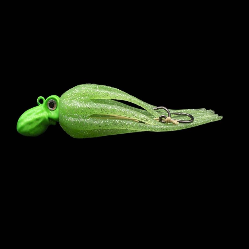 200g Trolling Lure 100g Big Game Fishing Lure Big Game Squid Skirt Bait With Hook Big Game Fishing 100g-B