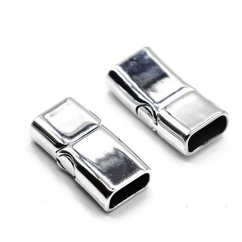 Mibrow 4ks/lot Magnetické zapínání Konektor Spona Vhodné pro DIY 8x5mm 10x5mm 12x6mm Kožené náramky Doplňky pro výrobu šperků