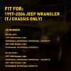 For 1997-2006 Jeep Wrangler Front TJ Turn Signal Lights LED Amber Smoked Lens