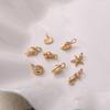 Titanium Steel Zodiac Pendant with Colored Zircon Stones - DIY Necklace for Women