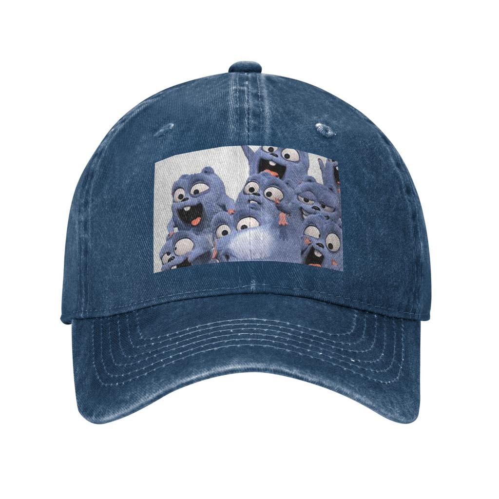 Animation Grizzy und die Lemminge Zeichentrick Anime Jeans-Kappe Lässige Baseballkappen Verstellbarer Hut Sommer Unisex Baseballkappen