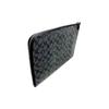Coach L-Zip 33 Monogram Coated Canvas And Calfskin Laptop Briefcase Zipper Folder Clutch Men Bags Charcoal C3144-QBCHR